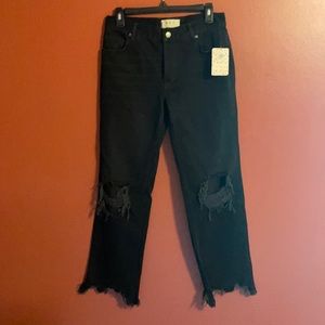 Free People We the Free Maggie straight jeans NWT